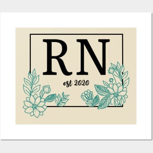 regisered nurse 2020 RN est 2020,nurse graduation gift for nurse Posters and Art